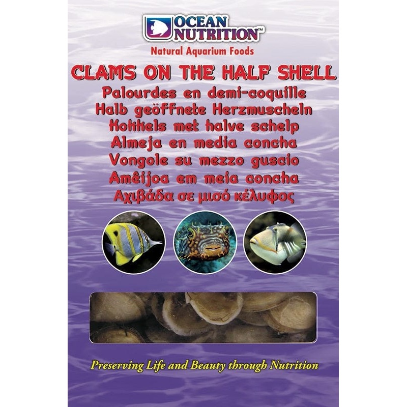 Ocean Nutrition Frozen Clams on Half Shell
