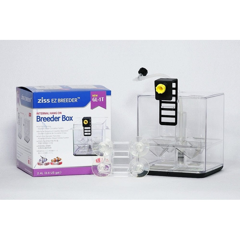 Ziss Aqua Breeder Box - 0.7mm Bottom Mesh With Fry Separator (GL-1T)