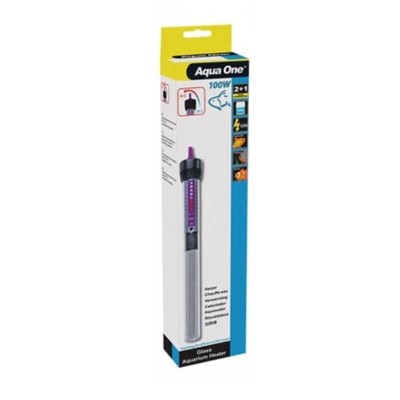 Aqua One Glass Heater 100W - 24.5cm