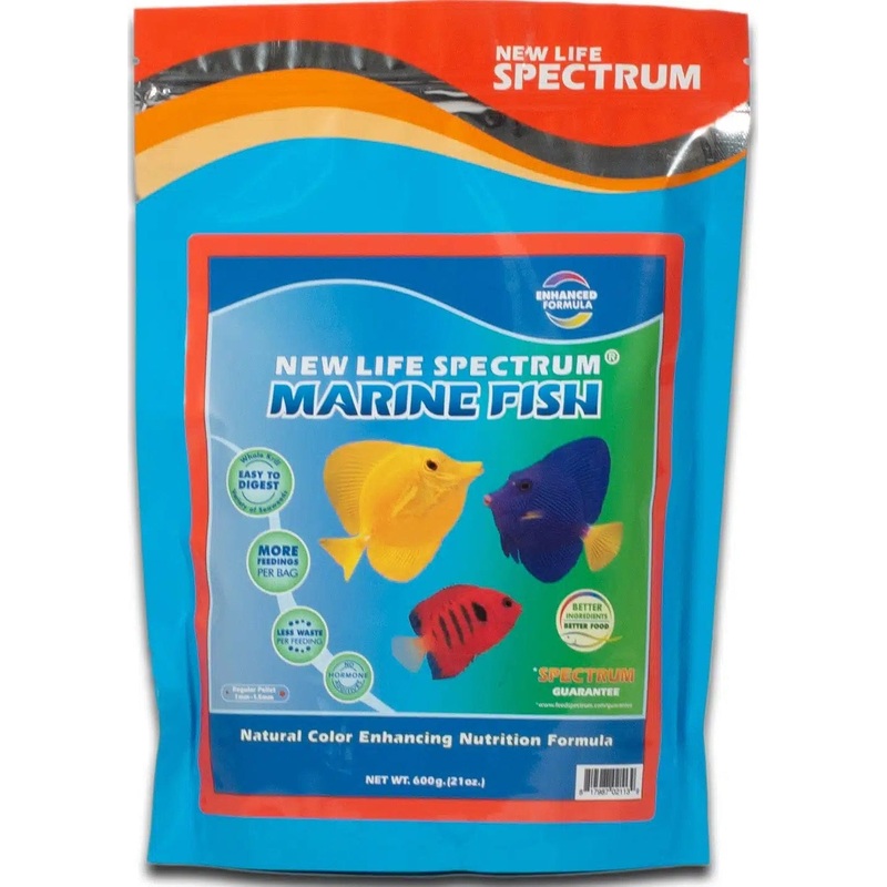 New Life Spectrum Marine Fish Regular Sinking 1.0-1.5mm 600g