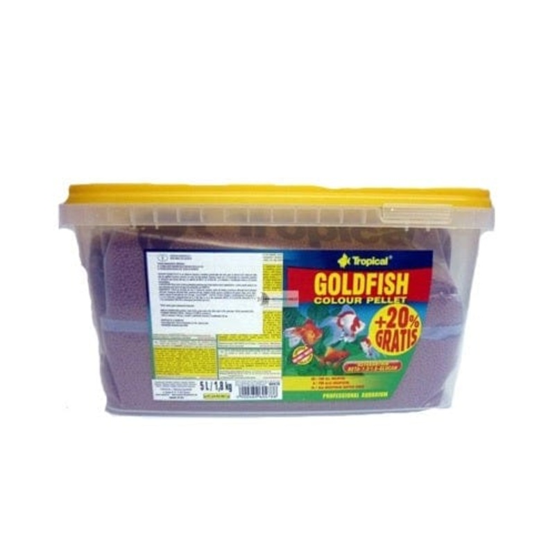 Tropical Goldfish Colour Pellet 5L/1kg