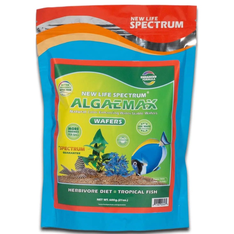 New Life Spectrum Algaemax Wafers Sinking 12-12.5mm 600g