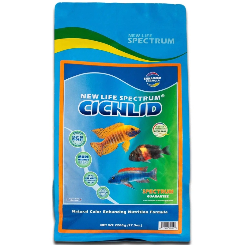 New Life Spectrum Cichlid Regular Sinking 1.0mm-1.5mm 2.2kg