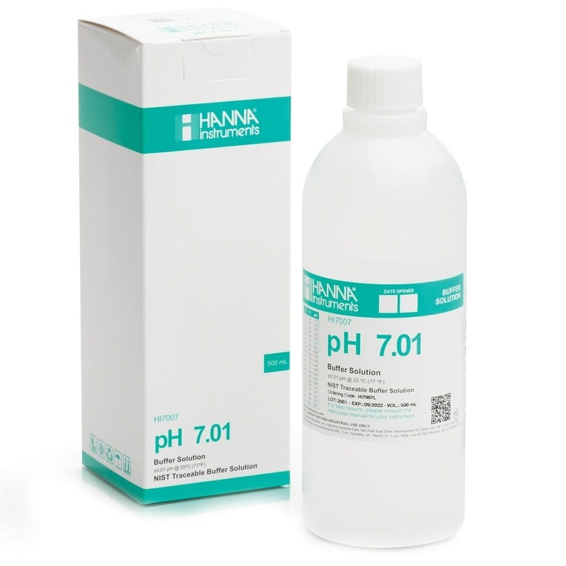 Hanna Marine pH 7.01 Calibration Solution (500 mL)