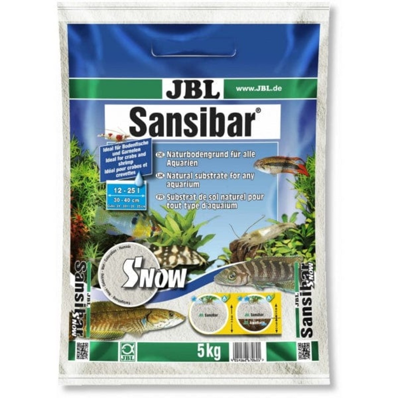 JBL Sansibar Aquarium Sand Snow 5Kg