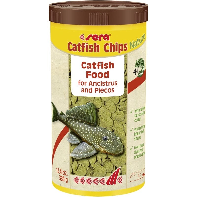 Sera Catfish Chips Nature - Catfish Food 1L