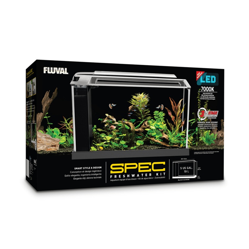 Fluval Spec Aquarium 19ltr Black