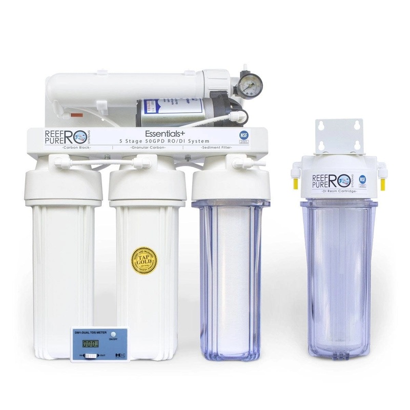 Reef Pure RO 5 Stage 50 GDP Essentials + Boosted RO/DI System