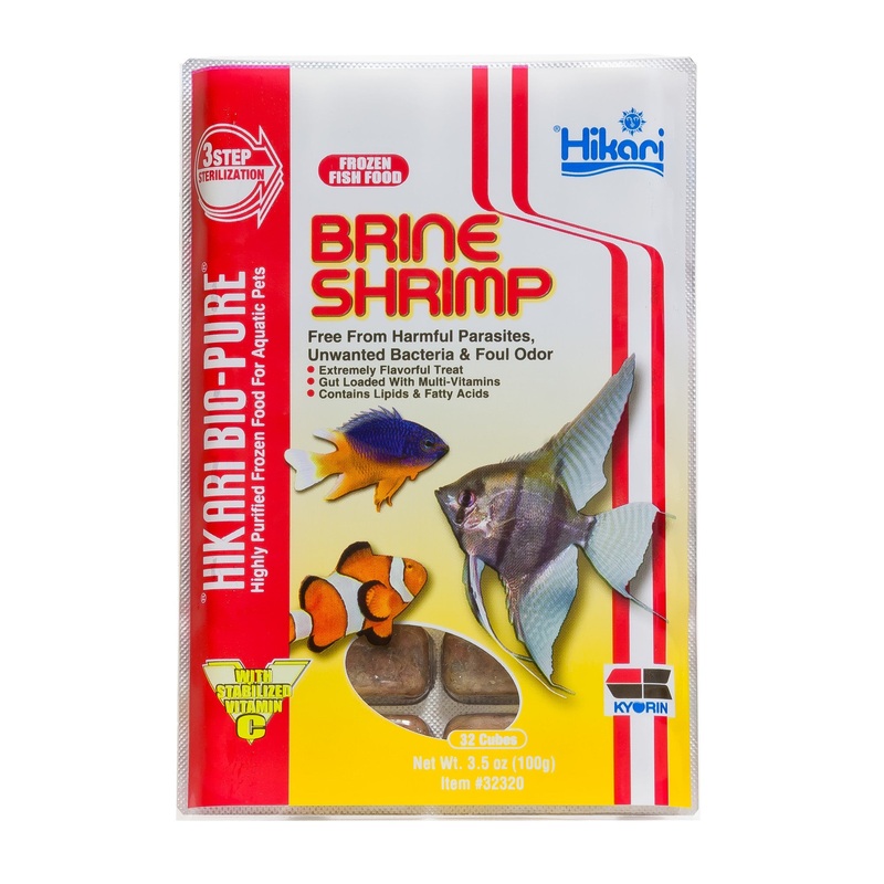 Hikari Bio-Pure Frozen Brine Shrimp - Cubes - 3.5 oz