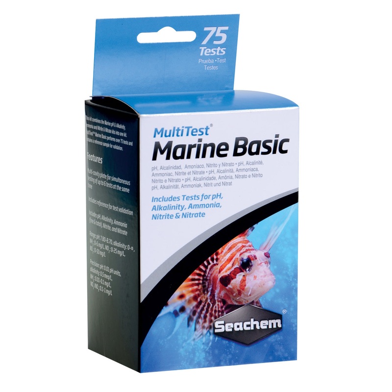 Seachem MultiTest - Marine Basic - 75+ Tests