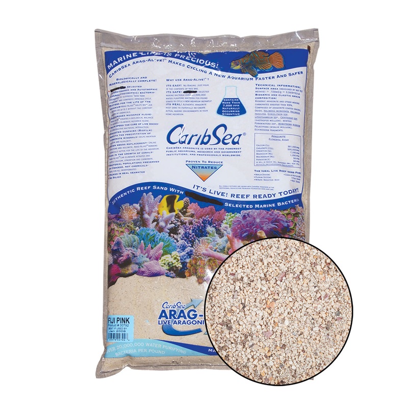 CaribSea Arag-Alive! Fiji Pink - 20 lb