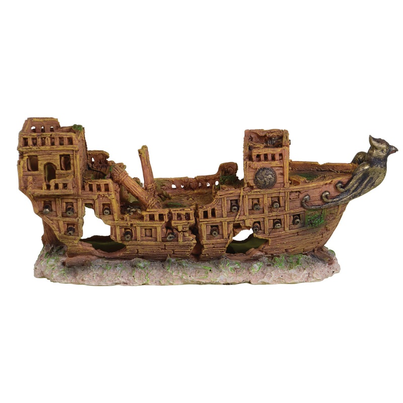 Underwater Treasures Medieval Battleship - Small