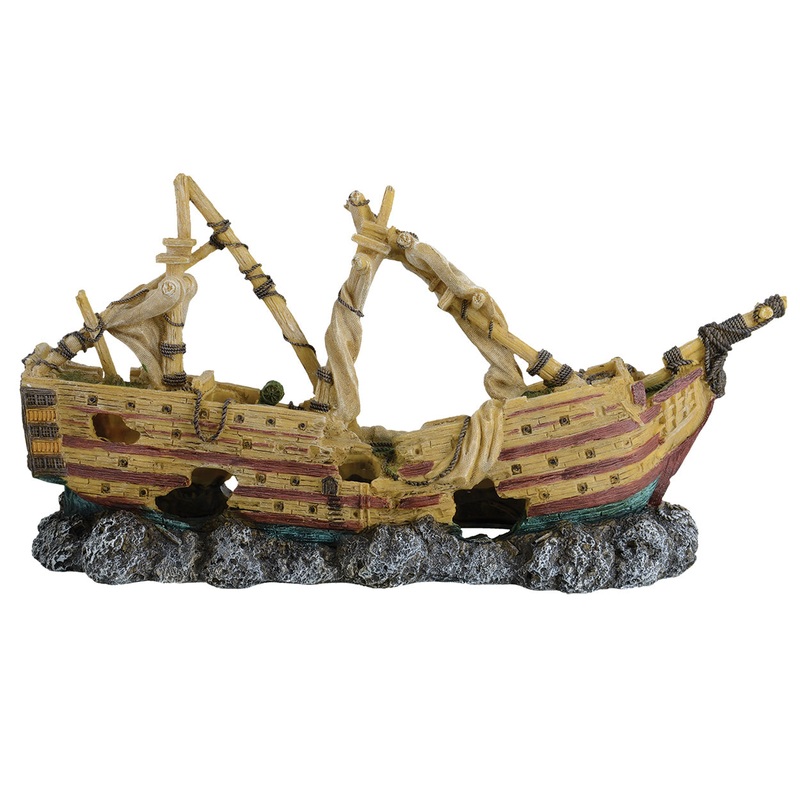 Underwater Treasures Shipwreck Schooner - Small