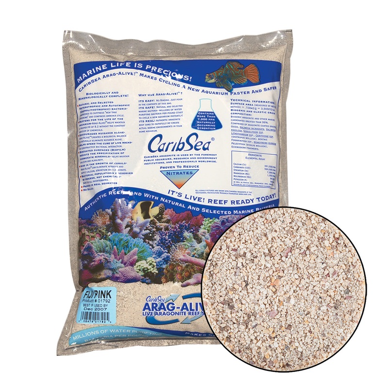 CaribSea Arag-Alive! Fiji Pink - 10 lb