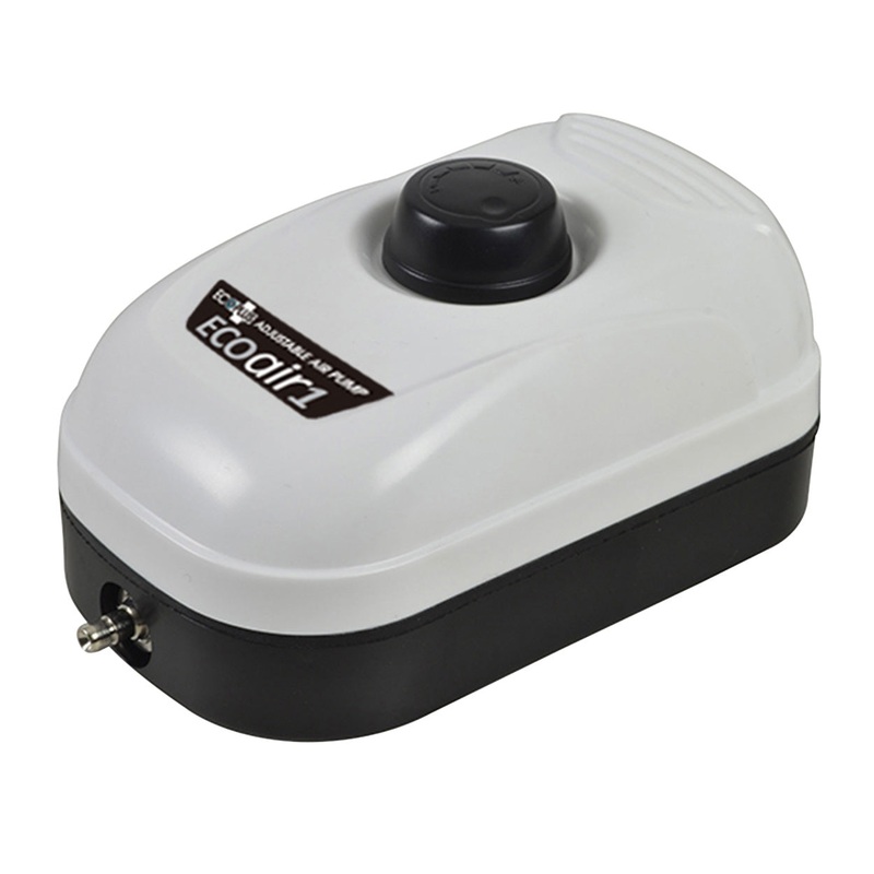 EcoPlus Eco Air 1 Adjustable Air Pump - Single Outlet - 2 W - 44 gph