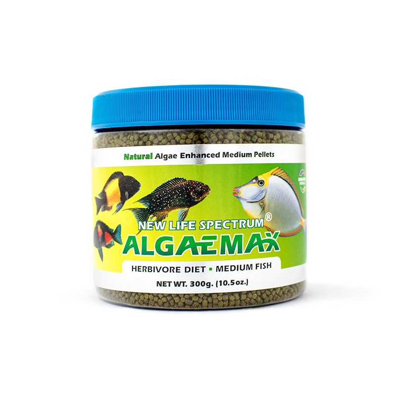 New Life AlgaeMAX Medium Pellet Sinking 2mm-2.5mm 300g