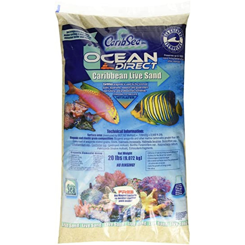 CaribSea Ocean Direct Live Sand Original Grade - 20lb