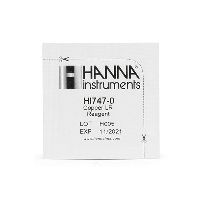 Hanna Checker Copper LR Range Reagent 25 Tests HI747-25