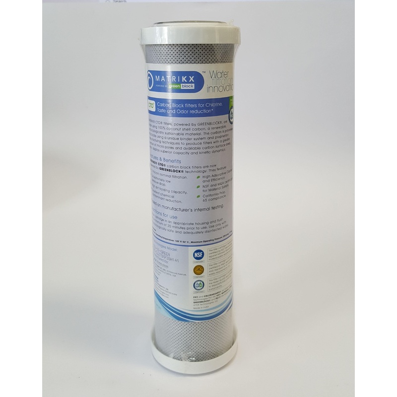 Matrikx CTO Carbon Block Filter - 5 Micron