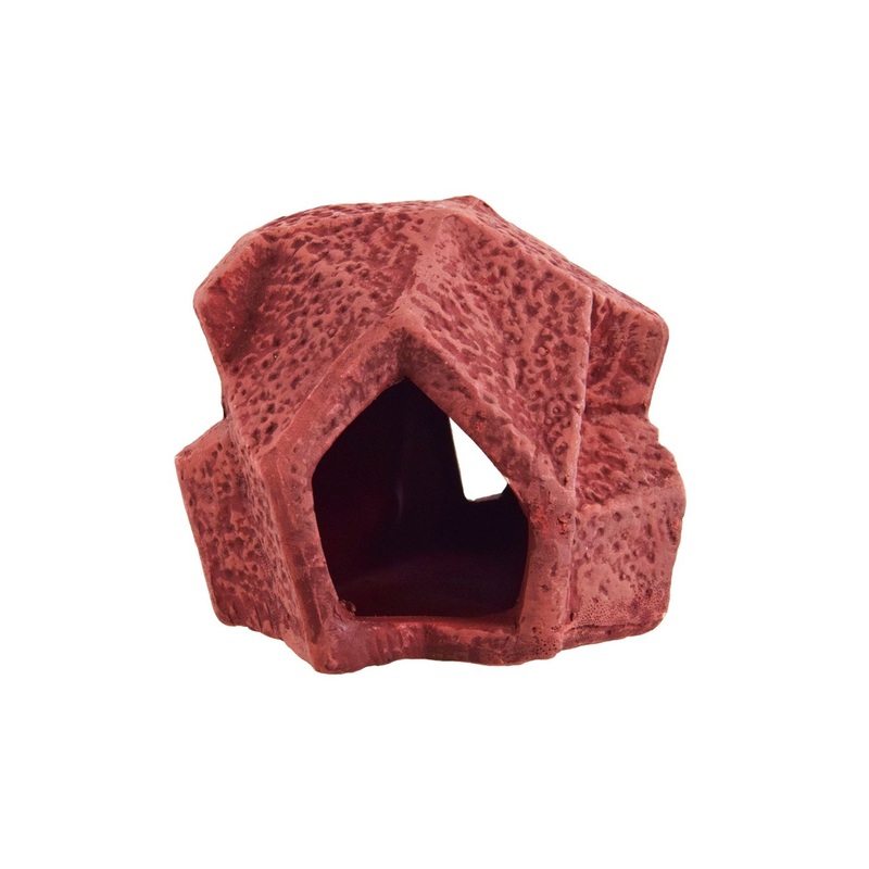 Underwater Treasures Geometrical Rock - Red - Medium