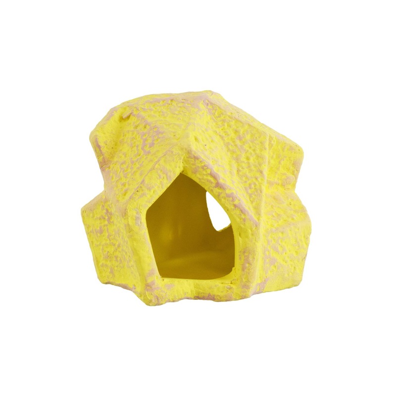 Underwater Treasures Geometrical Rock - Yellow - Medium