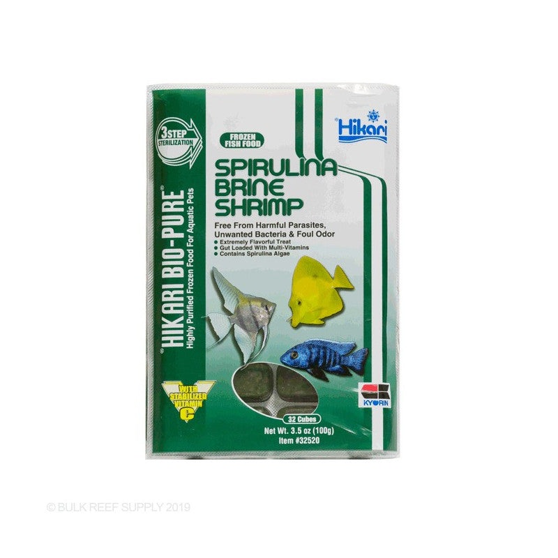 Hikari Bio-Pure Frozen Spirulina Brine Shrimp - Cubes - 3.5 oz