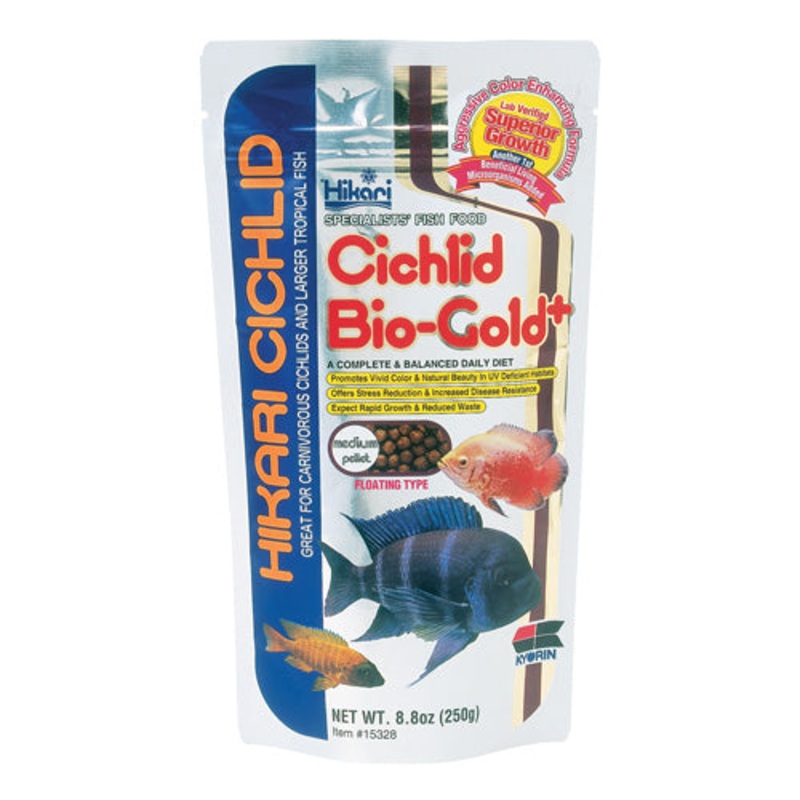 Hikari Cichlid Biogold+ - Medium Pellets - 8.8 oz
