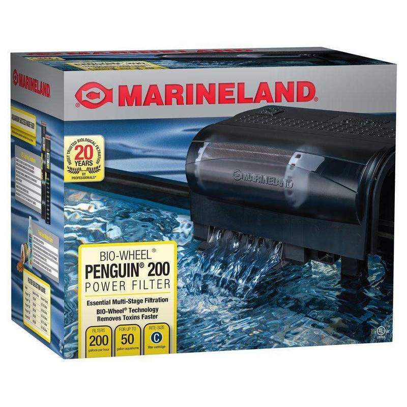 Marineland Power Filter Penguin 200 up to 50gal