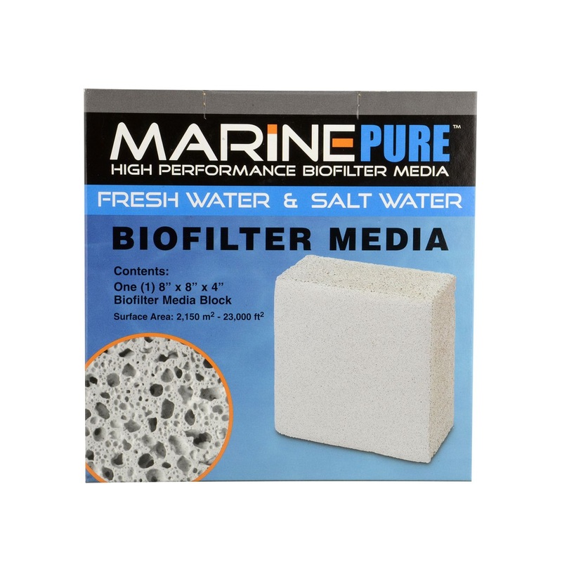 MarinePure Biofilter Media Block - 8 x 8 x 4