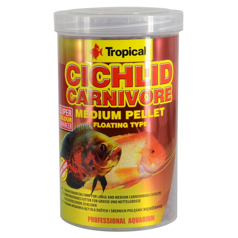 Tropical Cichlid Carnivore Medium Floating Pellets - 360 g