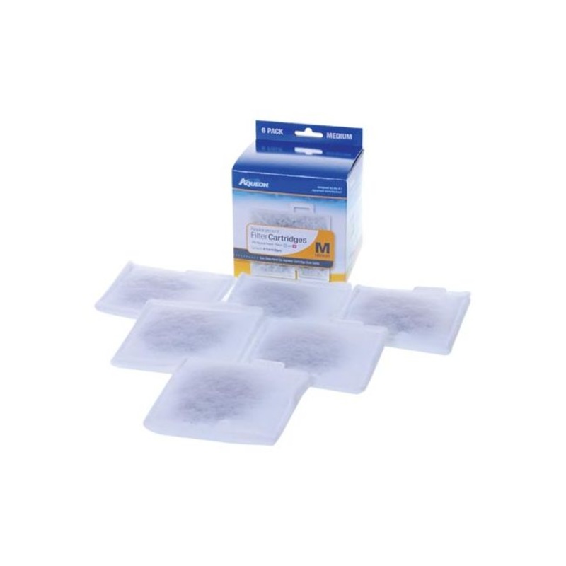 Aqueon Replacement Filter Cartridge - Medium - 6 pk