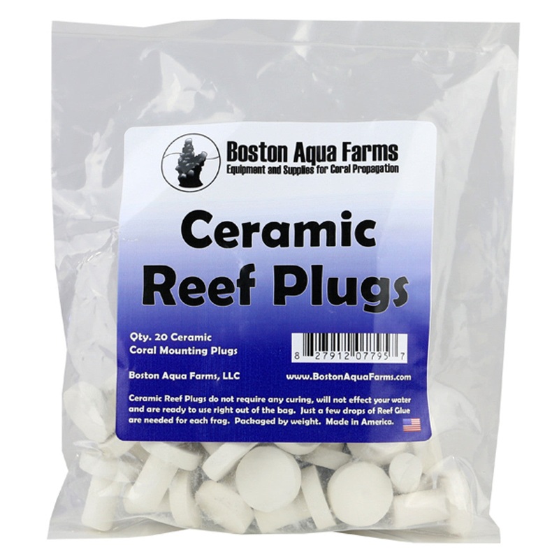 Boston Aqua Farms Ceramic Frag Plugs (20-pak)