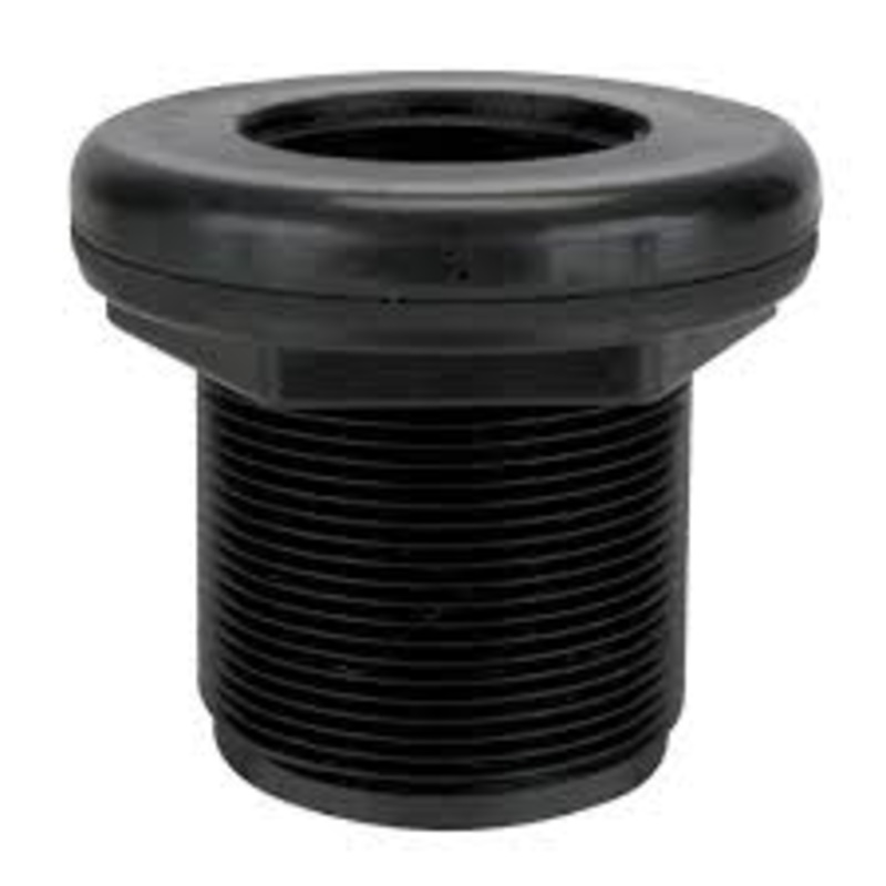 Lifegard Aquatics Standard Threaded Bulkhead - 1"