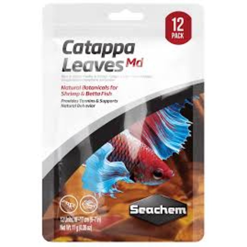 Seachem Catappa Leaves - MED - 12 pk