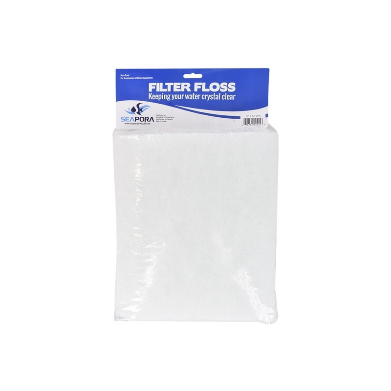 Seapora Filter Floss Pad - 10" x 12" - 2 pk