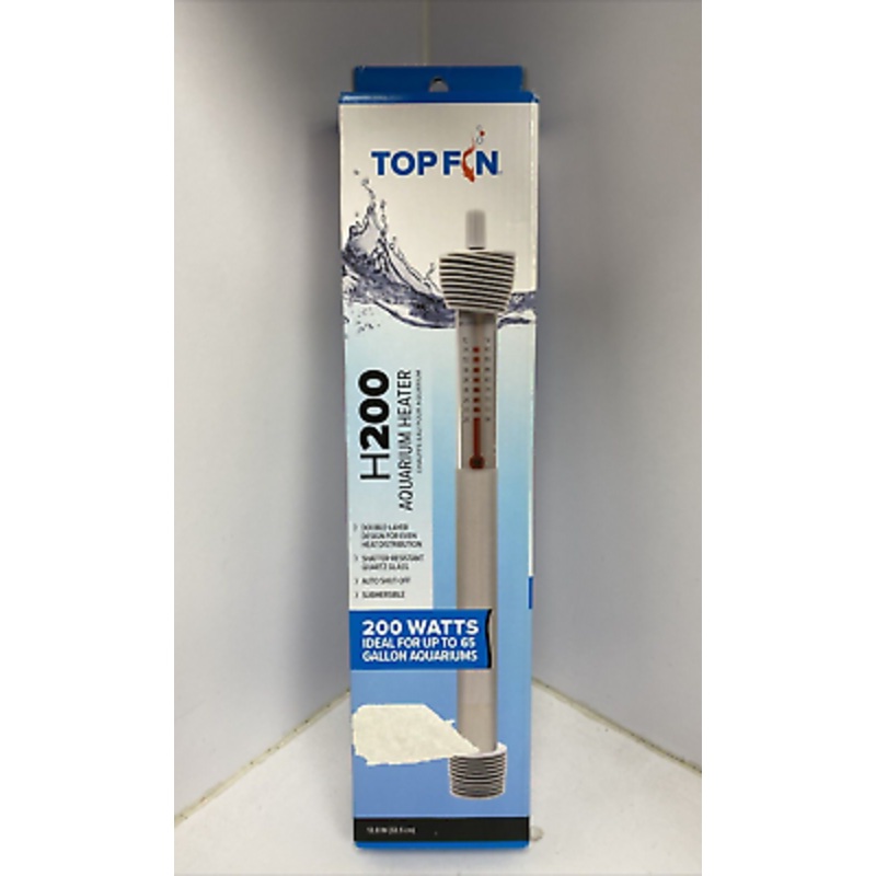 Top Fin  Submersible Aquarium Heater 200 W