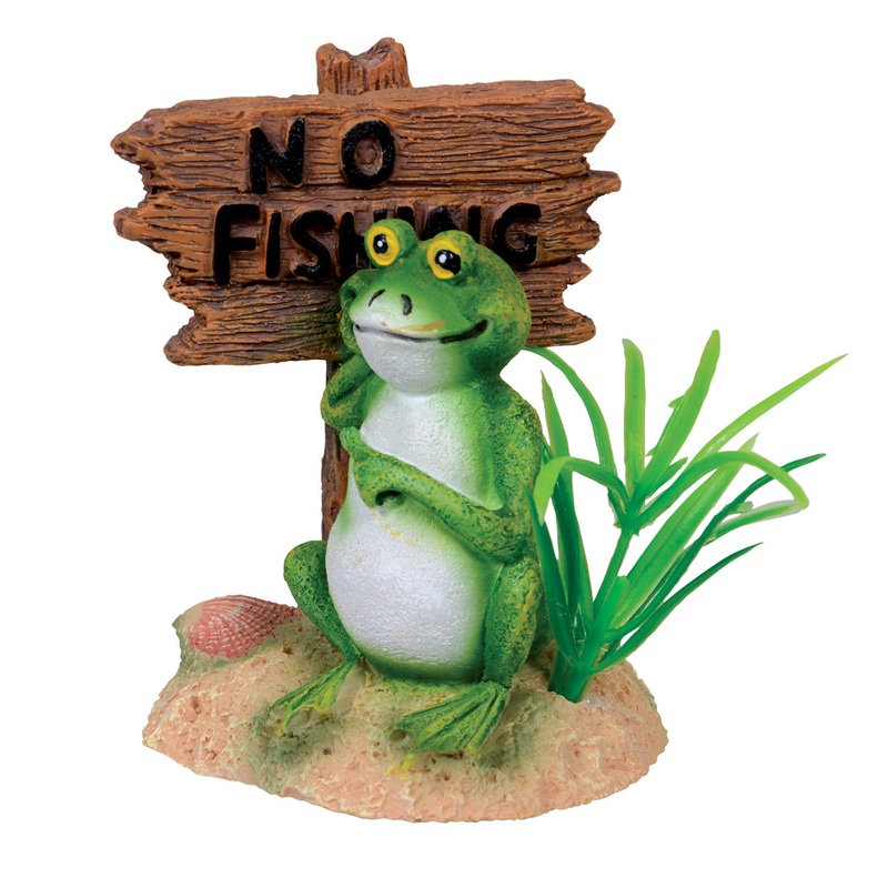 Underwater Treasures "No Fishing" Frog - Large