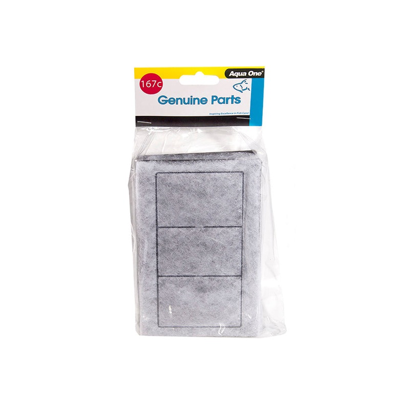 Aqua One Carbon Cartridge 167C for LifeStyle 76/94 2pk