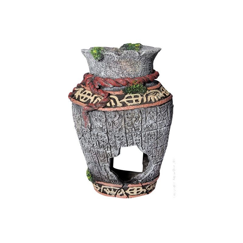 Aqua One Ornament Broken Aztec Vase Small - discontinued