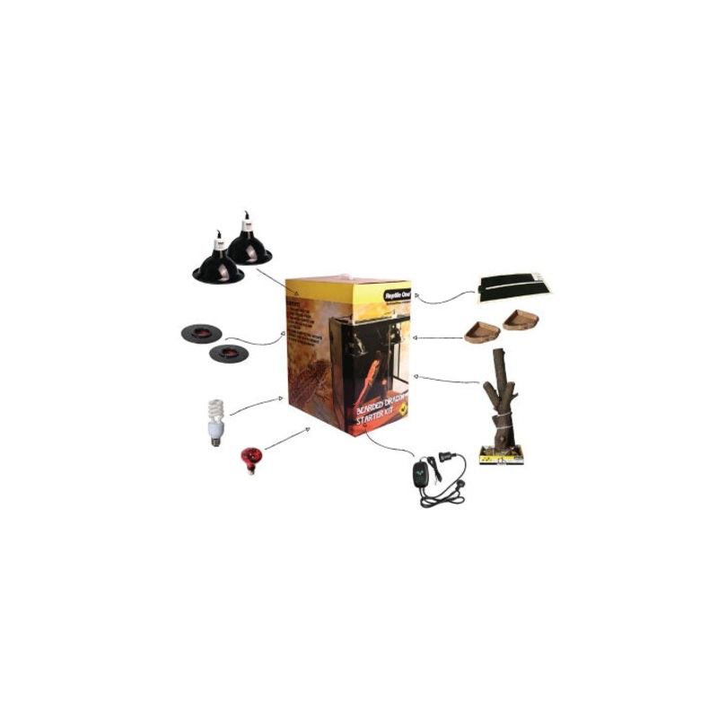 Bearded Dragon Starter Kit Accessory Pack In A Box