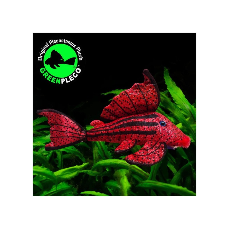 Fish Plushie - Crimson Pleco 30cm
