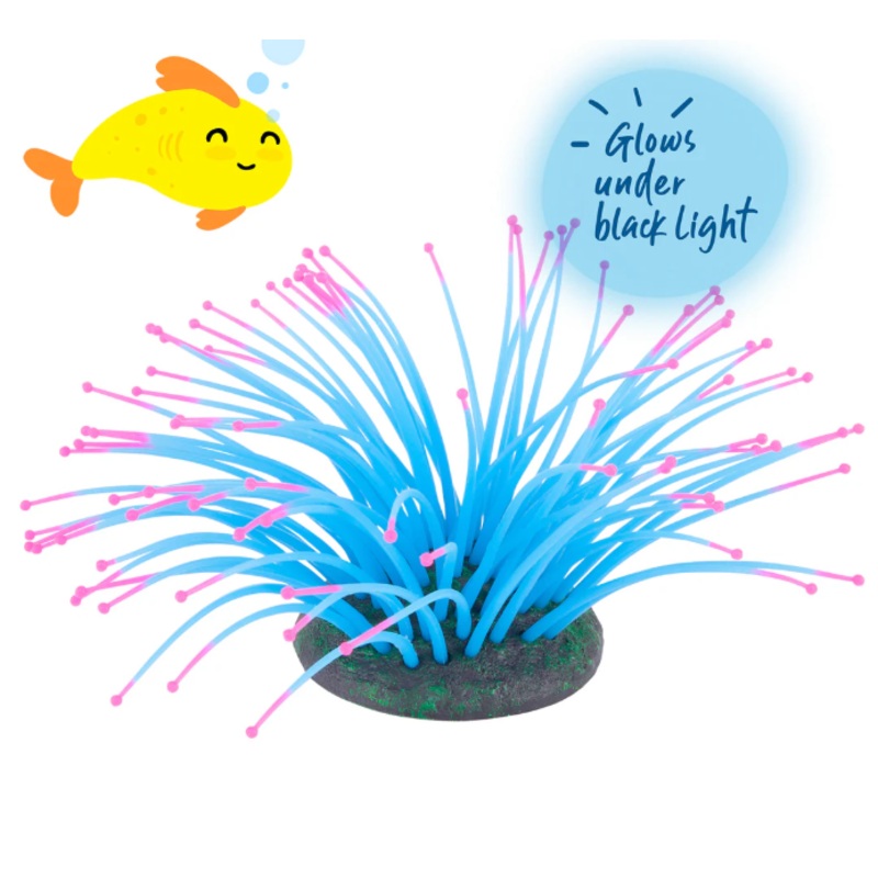 Kazoo - Silicone Plant Sea Anemone Blue/Pink