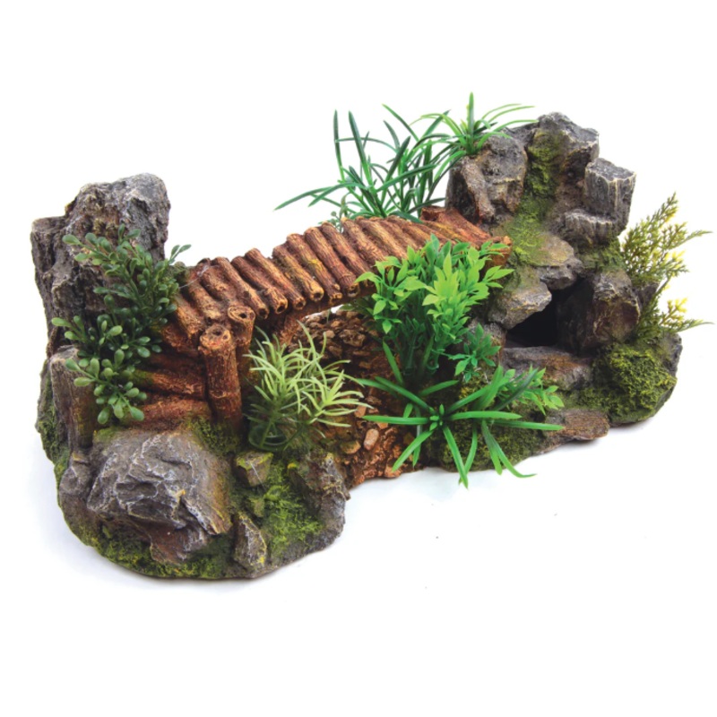 Kazoo - Bamboo Bridge With Plants