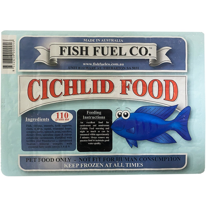 Fish Fuel Co. Frozen Cichlid Food - 10 Pack