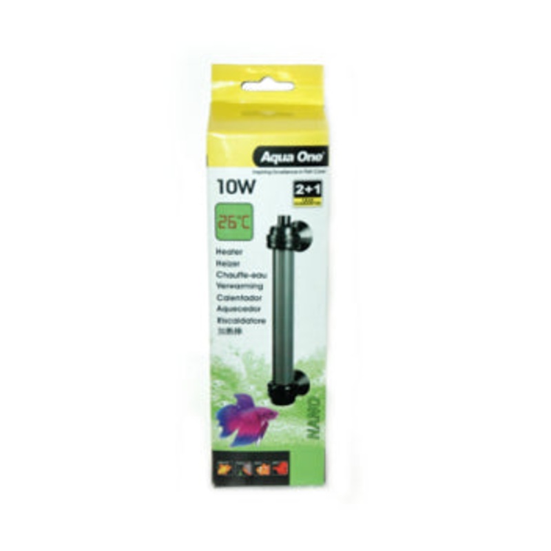 Aqua One Glass Nano Preset Heater - 10W