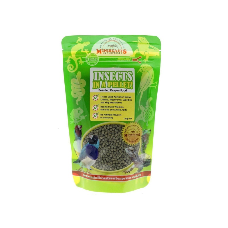 Minibeasts Insects in a Pellet! Bearded Dragon Food