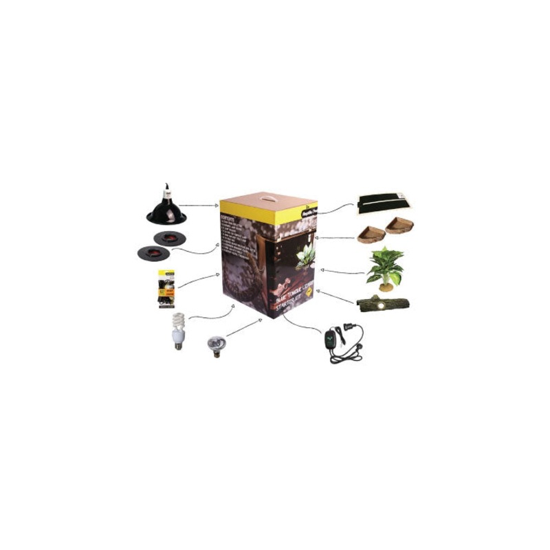 Reptile One Blue Tongue Starter Kit Accessory Pack In A Box