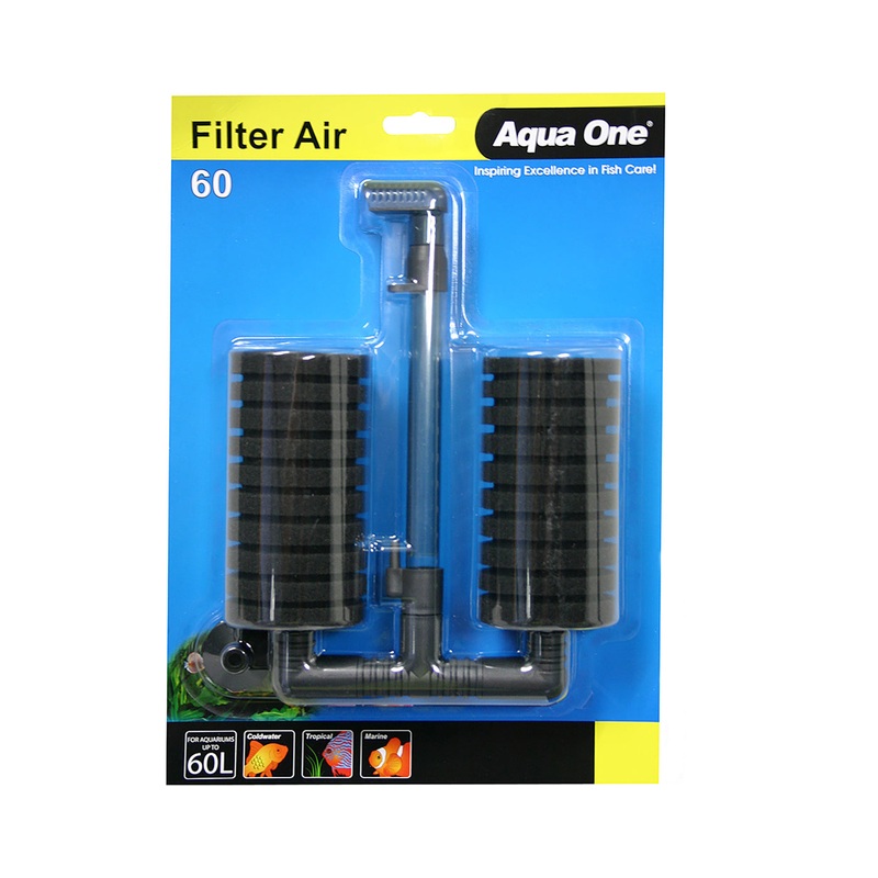 Aqua One Filter Air 60 double Sponge Air Filter