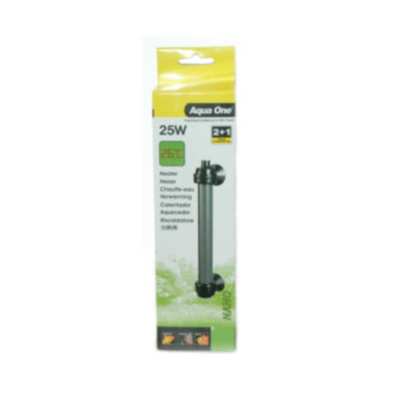 Aqua One Glass Nano Preset Heater - 25W