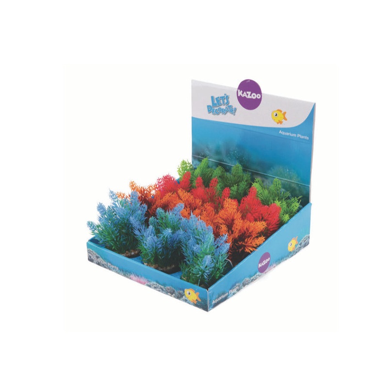 Kazoo Plastic Plants Bottlebrush Leaf Assorted